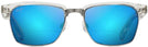Square Crystal/Blue Hawaii Lens Maui Jim Kawika 257 Bifocal Reading Sunglasses View #2