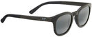 Round Matte Aquamarine Wood Grain/Grey Lens Maui Jim Koko Head 737 Bifocal Reading Sunglasses View #1
