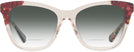 Cat Eye,Oversized Pattern Pink Kate Spade Alexane-S w/ Gradient Bifocal Reading Sunglasses View #2