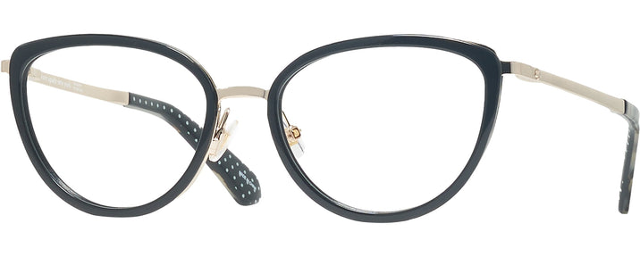 Cat Eye Black Kate SpadeAudri-G Single Vision Full Frame View #1