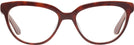 Oval Havana Kate Spade Cayenne Single Vision Full Frame View #2