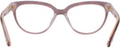 Oval Havana Kate Spade Cayenne Single Vision Full Frame View #4