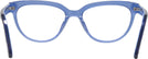 Oval Blue Kate Spade Cayenne Progressive No-Lines View #4