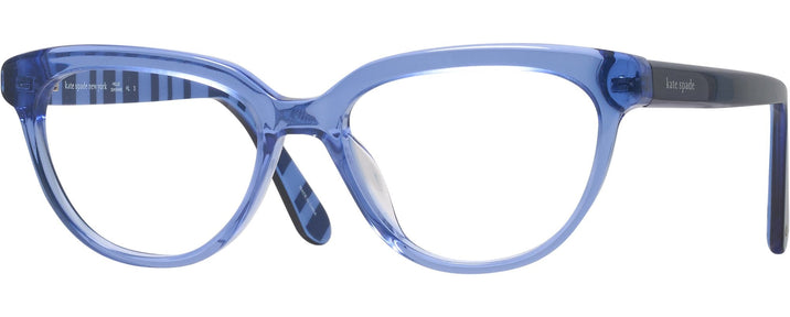 Oval Blue Kate Spade Cayenne Progressive No-Lines View #1