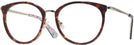 Round Havana Kate Spade Eliana/G Single Vision Full Frame View #1