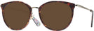 Round Havana Kate Spade Eliana/G Progressive Reading Sunglasses View #1