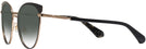 Cat Eye Black Kate Spade Janalee-S w/ Gradient Progressive Reading Sunglasses View #3