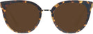Round Havana Gold Kate Spade Jazzlyn-S Progressive Reading Sunglasses View #2