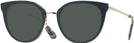 Round Black Gold Kate Spade Jazzlyn-S Progressive Reading Sunglasses View #1