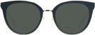 Round Black Gold Kate Spade Jazzlyn-S Bifocal Reading Sunglasses View #2
