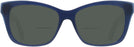 Square Blue/black Pattern Kate Spade Jenae Bifocal Reading Sunglasses View #2