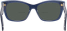 Square Blue/black Pattern Kate Spade Jenae Bifocal Reading Sunglasses View #4
