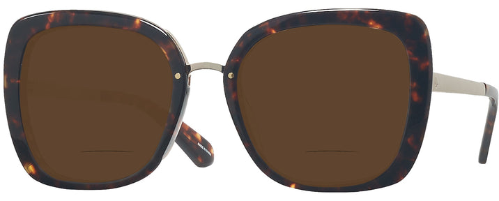 Square Havana Kate Spade Kimora-G-S Bifocal Reading Sunglasses View #1