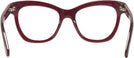 Cat Eye,Oversized Burgundy Kate Spade Krissy Progressive No-Lines View #4