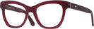 Cat Eye,Oversized Burgundy Kate Spade Krissy Progressive No-Lines View #1