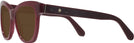Cat Eye,Oversized Burgundy Kate Spade Krissy Bifocal Reading Sunglasses View #3