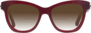 Cat Eye,Oversized Burgundy Kate Spade Krissy w/ Gradient Bifocal Reading Sunglasses View #2