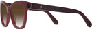 Cat Eye,Oversized Burgundy Kate Spade Krissy w/ Gradient Progressive Reading Sunglasses View #3