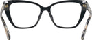 Cat Eye Black Kate Spade Lucca Single Vision Full Frame View #4