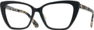 Cat Eye Black Kate Spade Lucca Single Vision Full Frame View #1