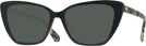 Cat Eye Black Kate Spade Lucca Progressive No-Line Reading Sunglasses View #1