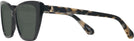 Cat Eye Black Kate Spade Lucca Bifocal Reading Sunglasses View #3