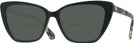 Cat Eye Black Kate Spade Lucca Bifocal Reading Sunglasses View #1