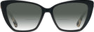 Cat Eye Black Kate Spade Lucca w/ Gradient Bifocal Reading Sunglasses View #2