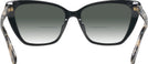 Cat Eye Black Kate Spade Lucca w/ Gradient Bifocal Reading Sunglasses View #4