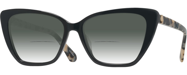 Cat Eye Black Kate Spade Lucca w/ Gradient Bifocal Reading Sunglasses View #1
