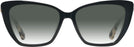 Cat Eye Black Kate Spade Lucca w/ Gradient Progressive No-Line Reading Sunglasses View #2