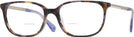 Square Blue Havana Kate Spade Natalia Bifocal View #1