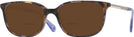 Square Blue Havana Kate Spade Natalia Bifocal Reading Sunglasses View #1