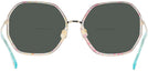 Oversized Gold Multi Color Metal Kate Spade Nicola-G-S Bifocal Reading Sunglasses View #4