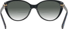 Cat Eye Black Kate Spade Visalia w/ Gradient Bifocal Reading Sunglasses View #4