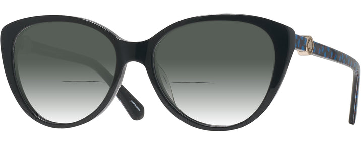 Cat Eye Black Kate Spade Visalia w/ Gradient Bifocal Reading Sunglasses View #1