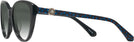Cat Eye Black Kate Spade Visalia w/ Gradient Progressive Reading Sunglasses View #3