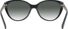 Cat Eye Black Kate Spade Visalia w/ Gradient Progressive Reading Sunglasses View #4