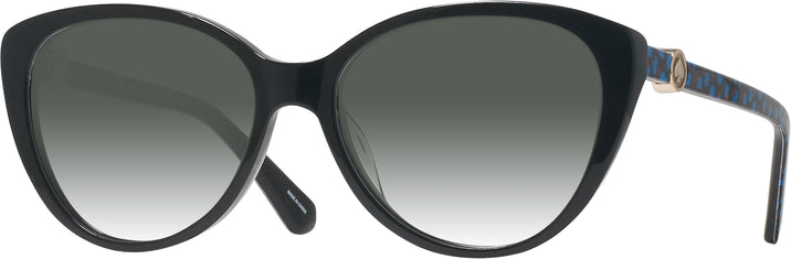 Cat Eye Black Kate Spade Visalia w/ Gradient Progressive Reading Sunglasses View #1