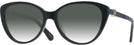 Cat Eye Black Kate Spade Visalia w/ Gradient Progressive Reading Sunglasses View #1