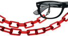  Transparent Red Large Box Chain View #2