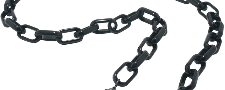 Other Black Large Oval Chain View #1