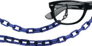 Other Transparent Blue Large Oval Chain View #3