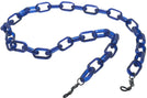 Other Transparent Blue Large Oval Chain View #1
