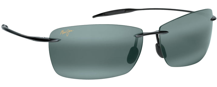 Rectangle Black / Grey Lens Maui Jim Lighthouse 423 View #1