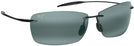 Rectangle Black / Grey Lens Maui Jim Lighthouse 423 View #1
