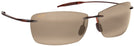 Rectangle Rootbeer/Bronze Lens Maui Jim Lighthouse 423 View #1