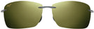 Rectangle Smoke / HT Lens Maui Jim Lighthouse 423 View #2