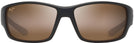 Square Trans Brown/HCL Lens Maui Jim Local Kine 810 View #2