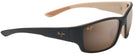 Square Trans Brown/HCL Lens Maui Jim Local Kine 810 View #1